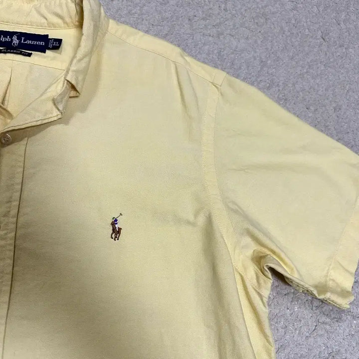 [BUNJANG] Polo Ralph Lauren Short Sleeve Shirt Yellow / 폴로 랄프로렌 반팔 셔츠 옐로우
