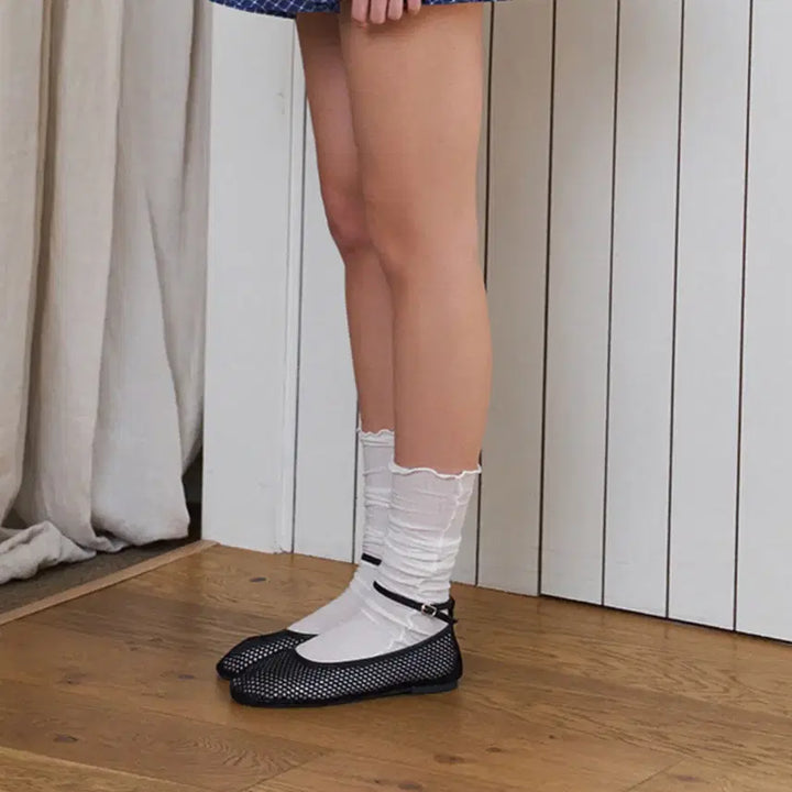 [BUNJANG] Without Summer Mesh Flat Shoes (235 Size) / (235 사이즈) 위드아웃썸머 메쉬 플랫 슈즈