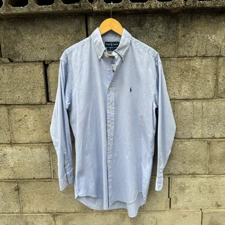 [BUNJANG] 90s Polo Ralph Lauren Pinpoint Oxford Shirt / 90s 폴로 랄프로렌 빈티지 핀포인트 옥스포드 셔츠