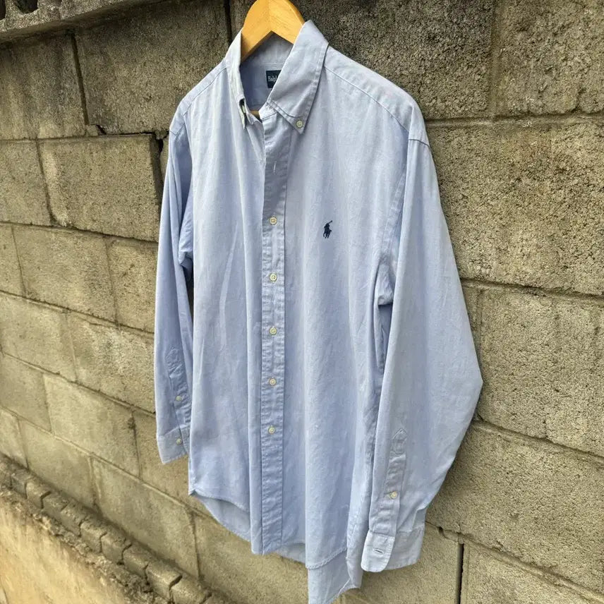 [BUNJANG] 90s Polo Ralph Lauren Pinpoint Oxford Shirt / 90s 폴로 랄프로렌 빈티지 핀포인트 옥스포드 셔츠