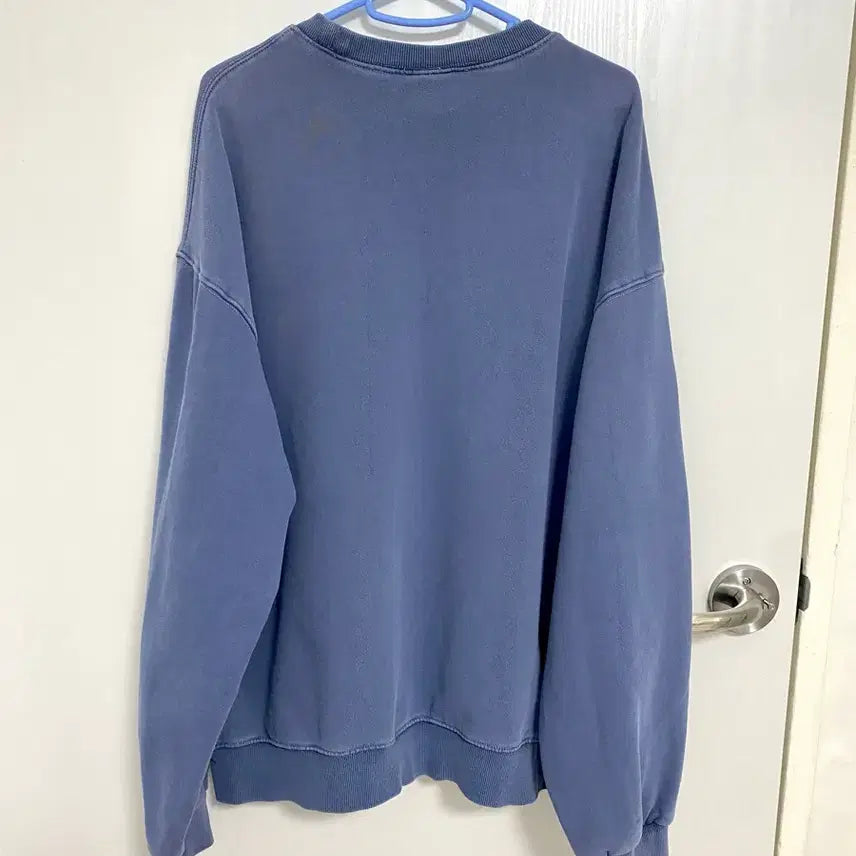 [BUNJANG] Travel Crewneck Sweatshirt Blue, Size L / TRAVEL 남자 맨투맨