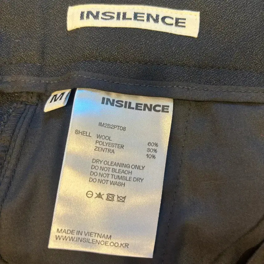 [BUNJANG] Insilence Authentic Slacks / 인사일런스 정품 슬랙스