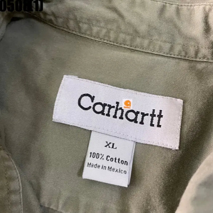 [BUNJANG] Carhartt Olive Green Shirt / 칼하트 올리브 그린 셔츠 남방