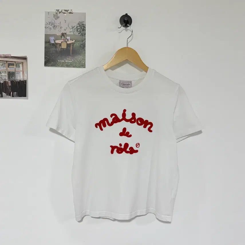 [BUNJANG] Rollerart Maison Rollerart Bean T-shirt (Size S) / [택포] [S] 로라로라 메종드로라 빈팔티