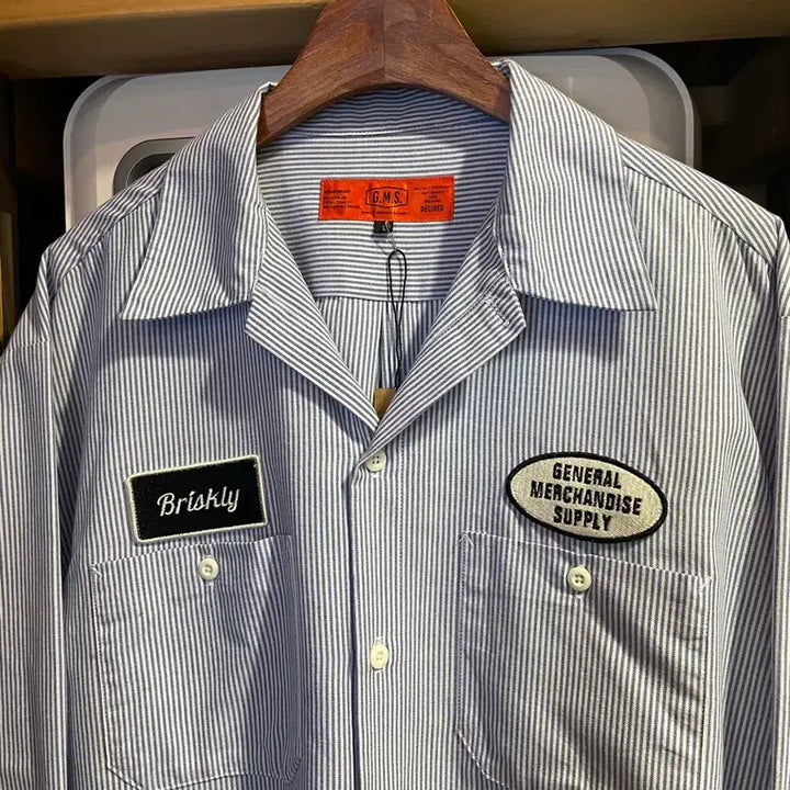 [BUNJANG] BEAMS Striped Shirt / 빔즈 셔츠