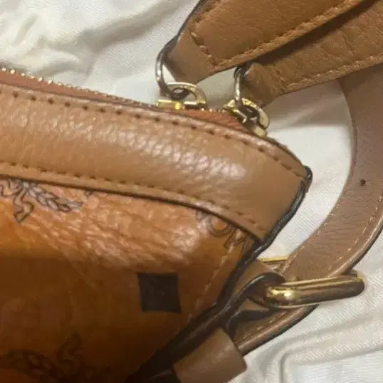 [BUNJANG] MCM Logo Shoulder Bag Brown / MCM 로고 숄더백 브라운