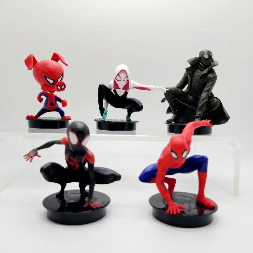 [BUNJANG] CGV Spider-Man: Into the Spider-Verse Topper Figure Set / CGV 스파이더맨 뉴유니버스 탑퍼 피규어 세트