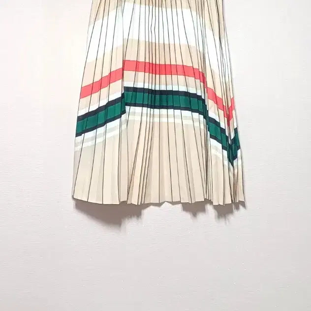 [BUNJANG] Claudie Pierlot Multicolor Pleated Skirt / 클로디피에를로   멀티컬러 플리츠 스커트55~마른66