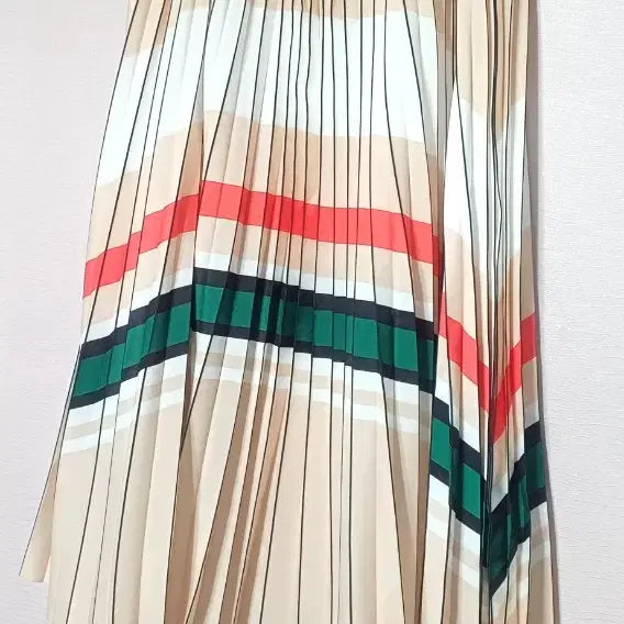 [BUNJANG] Claudie Pierlot Multicolor Pleated Skirt / 클로디피에를로   멀티컬러 플리츠 스커트55~마른66