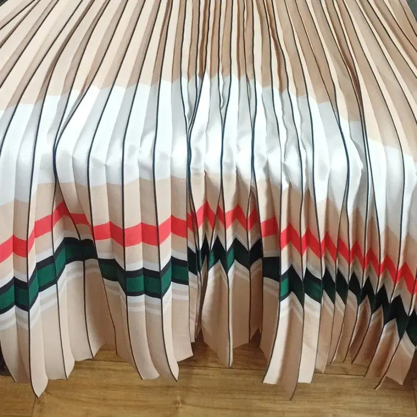 [BUNJANG] Claudie Pierlot Multicolor Pleated Skirt / 클로디피에를로   멀티컬러 플리츠 스커트55~마른66