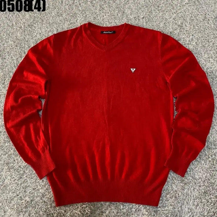 [BUNJANG] Guess Red V-Neck Knit M / 게스 g레드 브이넥 니트 m