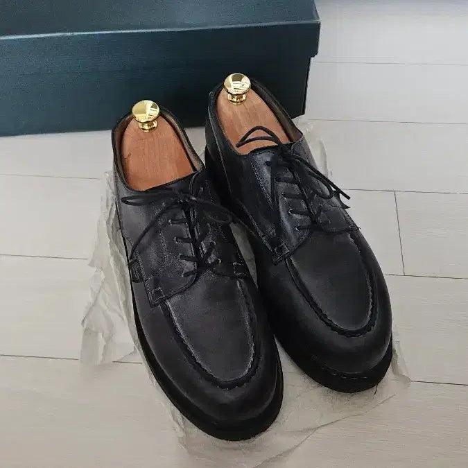 [BUNJANG] Paraboot Chambord Dark Navy Leather Shoes UK 6 / 파라부트 샴보드 다크 네이비 250