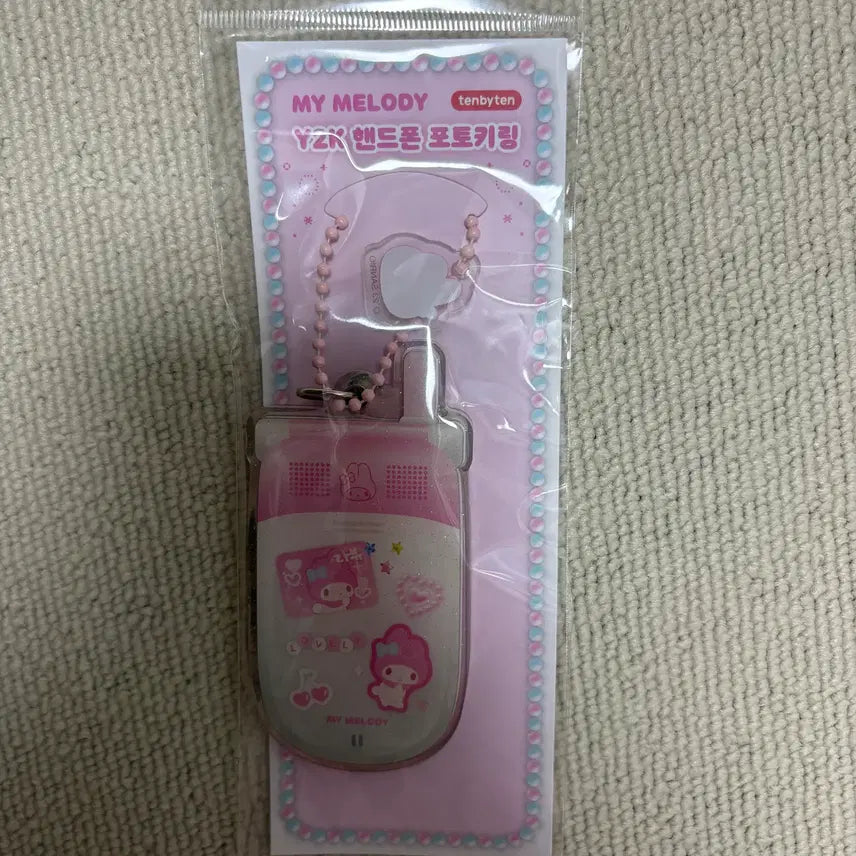 [BUNJANG] Tenbyten My Melody Y2K Phone Photo Keyring / 텐바이텐 마이멜로디 y2k 핸드폰 포토키링