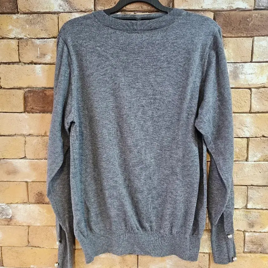 [BUNJANG] TIME Postmodern Grey Knit Sweater / 상태최상)타임 포스트모던 그레이 니트