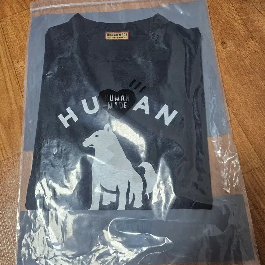 [BUNJANG] Human Made Black Dog Short Sleeve T-Shirt Size S / 휴먼메이드 블랙 강아지 반팔 티셔츠S