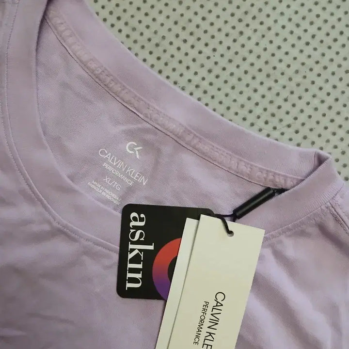 [BUNJANG] Calvin Klein Purple Long Sleeve T-Shirt / 캘빈클라인 퍼플 긴팔 티셔츠