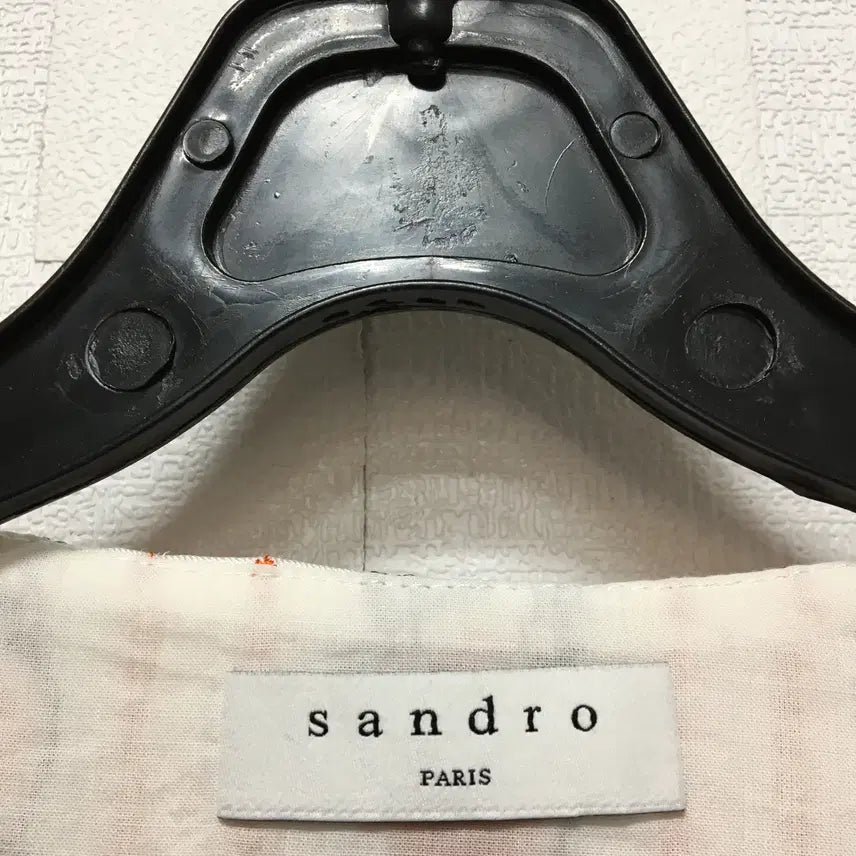 [SOLD OUT] 산드로 자수 반팔 맥시 롱원피스
