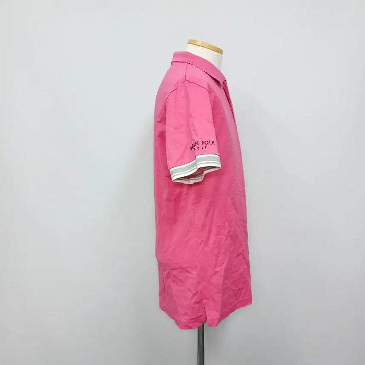 [BUNJANG] Beanpole Short Sleeve Polo T-Shirt Embroidered Cotton / 빈폴 반팔 카라 티셔츠 자수 코튼 95