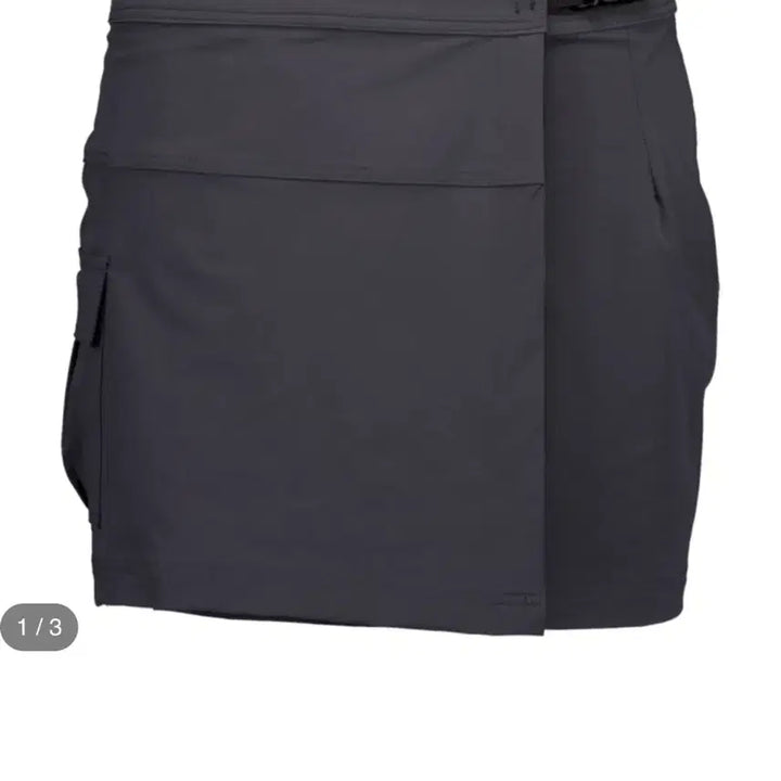 [BUNJANG] Shalom Club Charcoal Pocket Wrap Mini Skirt / 샬롬클럽 차콜 미니스커트