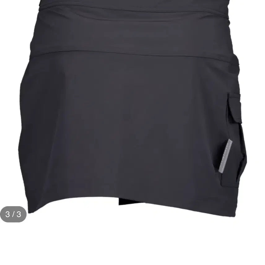 [BUNJANG] Shalom Club Charcoal Pocket Wrap Mini Skirt / 샬롬클럽 차콜 미니스커트