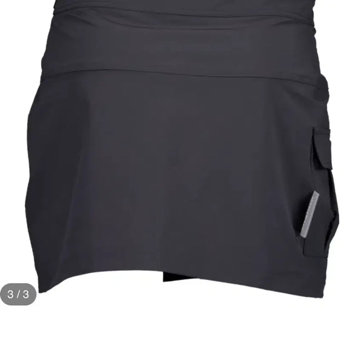 [BUNJANG] Shalom Club Charcoal Pocket Wrap Mini Skirt / 샬롬클럽 차콜 미니스커트