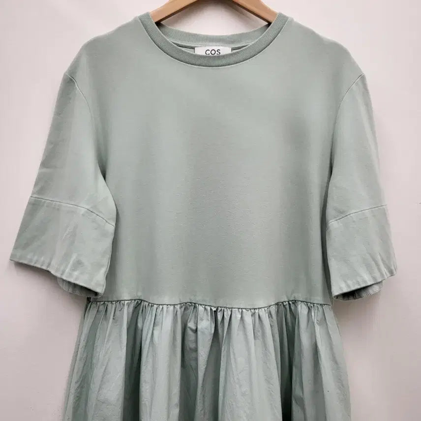 [BUNJANG] COS Contrast Panel Midi T-Shirt Dress / 코스 컨트래스트 패널 미디 티셔츠 드레스