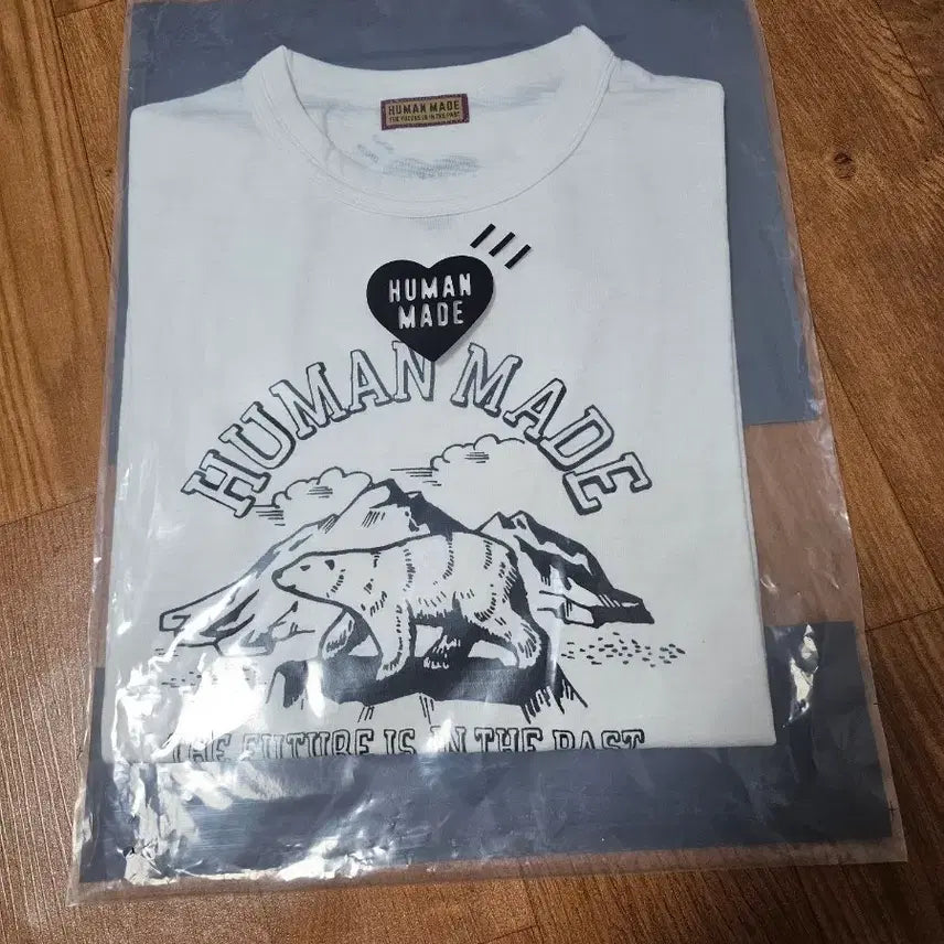 [BUNJANG] Human Made White T-Shirt M / 휴먼메이드 흰색 반팔 티셔츠 프린팅m
