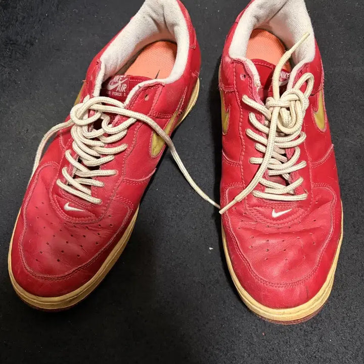 [BUNJANG] Nike Air Force 1 Red Shoes (Size 280) / 나이키 에어포스 레드 280