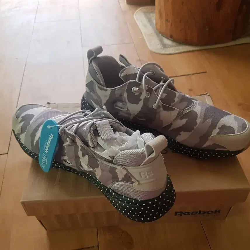 [BUNJANG] Reebok Furylite Camo Sneakers New / 리복 퓨리라이트 카모 운동화 새상품