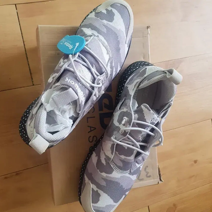 [BUNJANG] Reebok Furylite Camo Sneakers New / 리복 퓨리라이트 카모 운동화 새상품