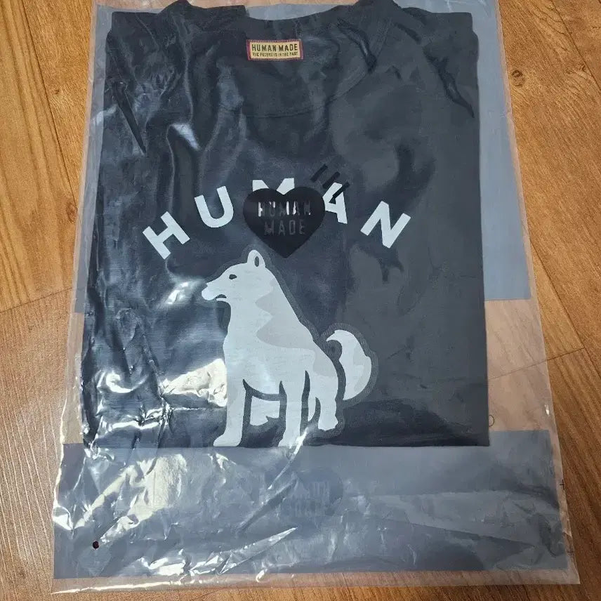 [BUNJANG] Human Made Dog Print Short Sleeve T-Shirt Black XL / 휴먼메이드 강아지 프린팅 반팔 티셔츠 블랙xl