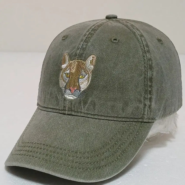 [BUNJANG] Grand Canyon Lion ECO Cap Vintage Khaki Hat / (F) 그랜드캐년 라이온 ECO 캡 빈티지 카키 모자
