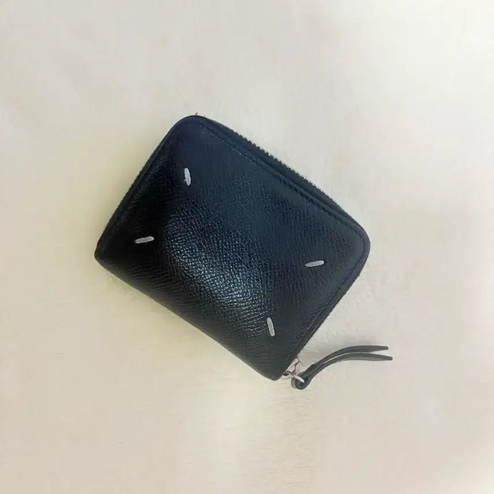 [BUNJANG] Maison Margiela Coin Card Holder Black Leather / 마르지엘라 동전지갑