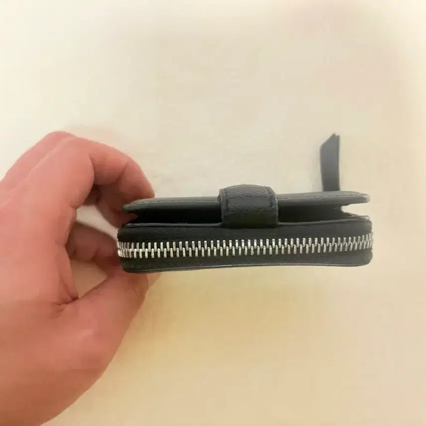 [BUNJANG] Maison Margiela Coin Card Holder Black Leather / 마르지엘라 동전지갑