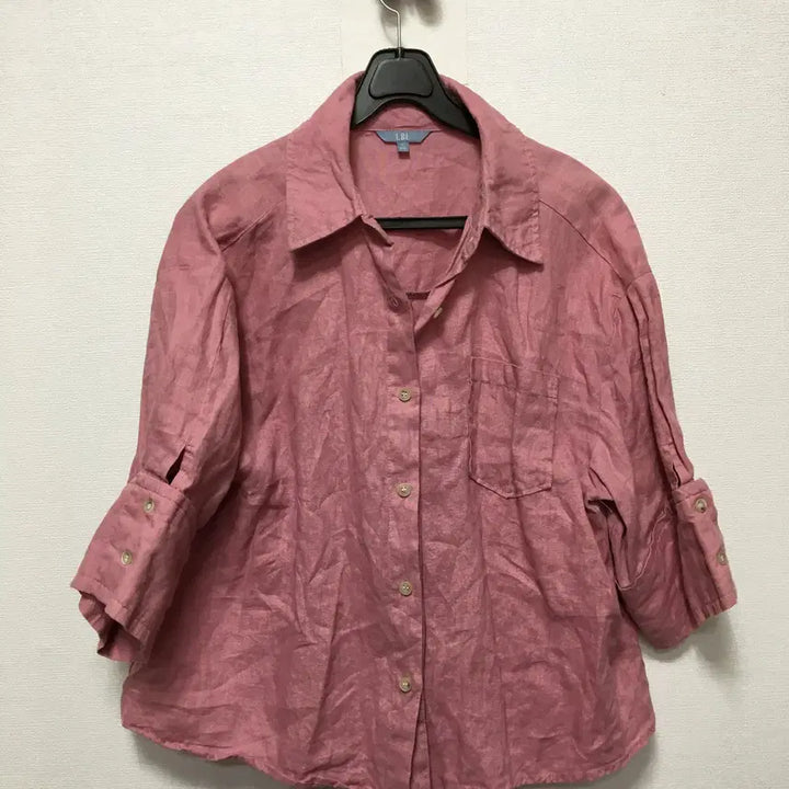 [BUNJANG] LBL 100% Linen Loose Fit Shirt / LBL 여성 마100% 루즈핏 남방 셔츠