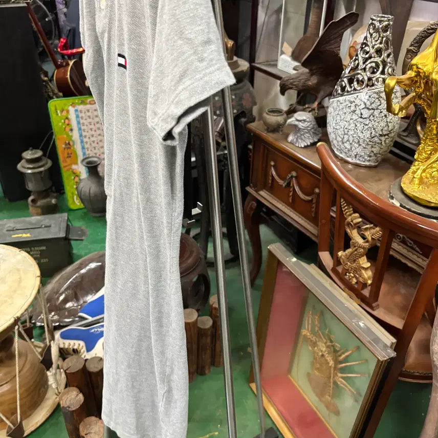 [BUNJANG] Tommy Hilfiger Grey Polo Dress / 타미힐피거(Tommy Hilfiger)그레이 폴로 원피스