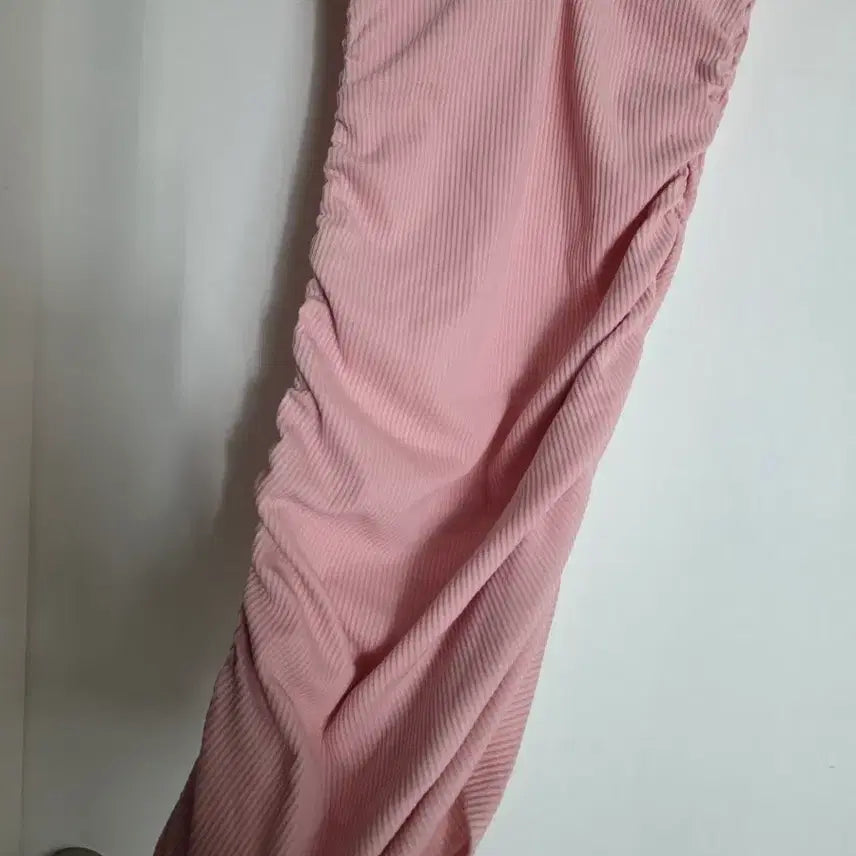 [BUNJANG] YAJUN Pink Shirring Mini Dress / YAJUN 핑크 셔링 미니 원피스