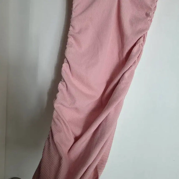 [BUNJANG] YAJUN Pink Shirring Mini Dress / YAJUN 핑크 셔링 미니 원피스