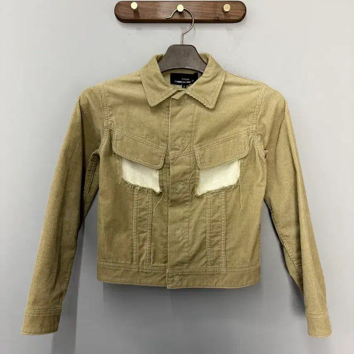 [BUNJANG] Comme des Garçons Corduroy Detail Trucker Jacket / 꼼데가르송 코듀로이 디테일 트러커 자켓 A3857