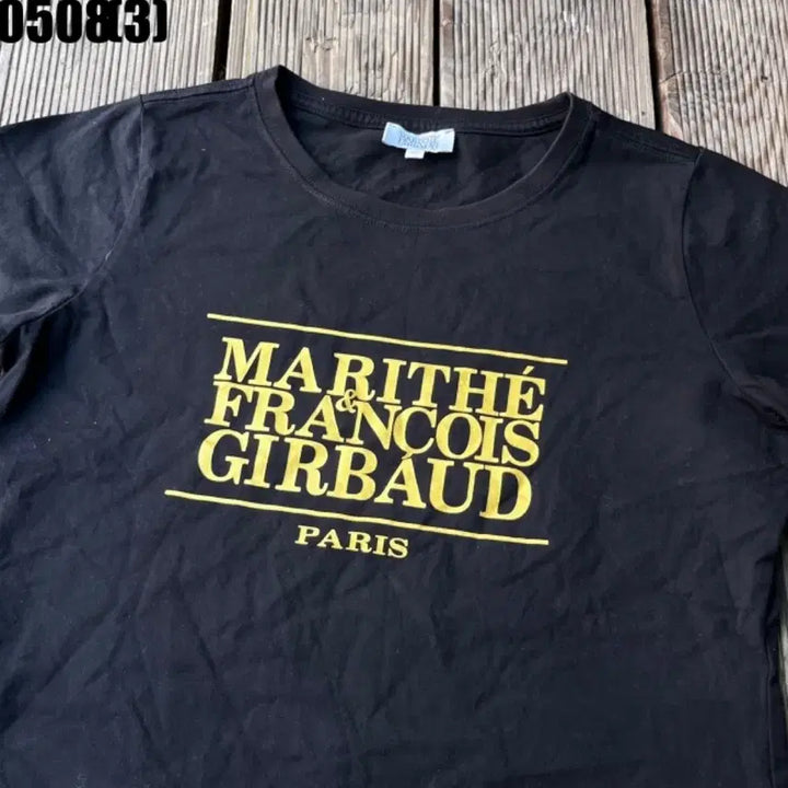 [BUNJANG] Marithe Francois Girbaud Black Short Sleeve T-Shirt / 마리떼 프랑소와 저버 블랙 반팔 티셔츠