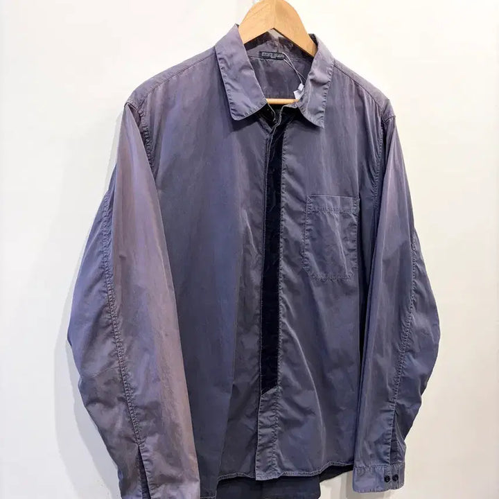 [BUNJANG] Stone Island Shadow Project Garment Dyed Nylon Shirt / 스톤 아일랜드 쉐도우 프로젝트 가먼트 다잉 나일론 셔츠