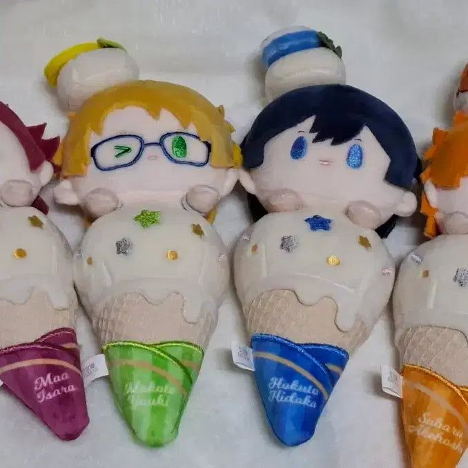 [BUNJANG] Ensemble Stars Trickstar Ice Cream Plush Bundle / 앙상블스타즈 트릭스타 아이스크림 누이 일괄 판매