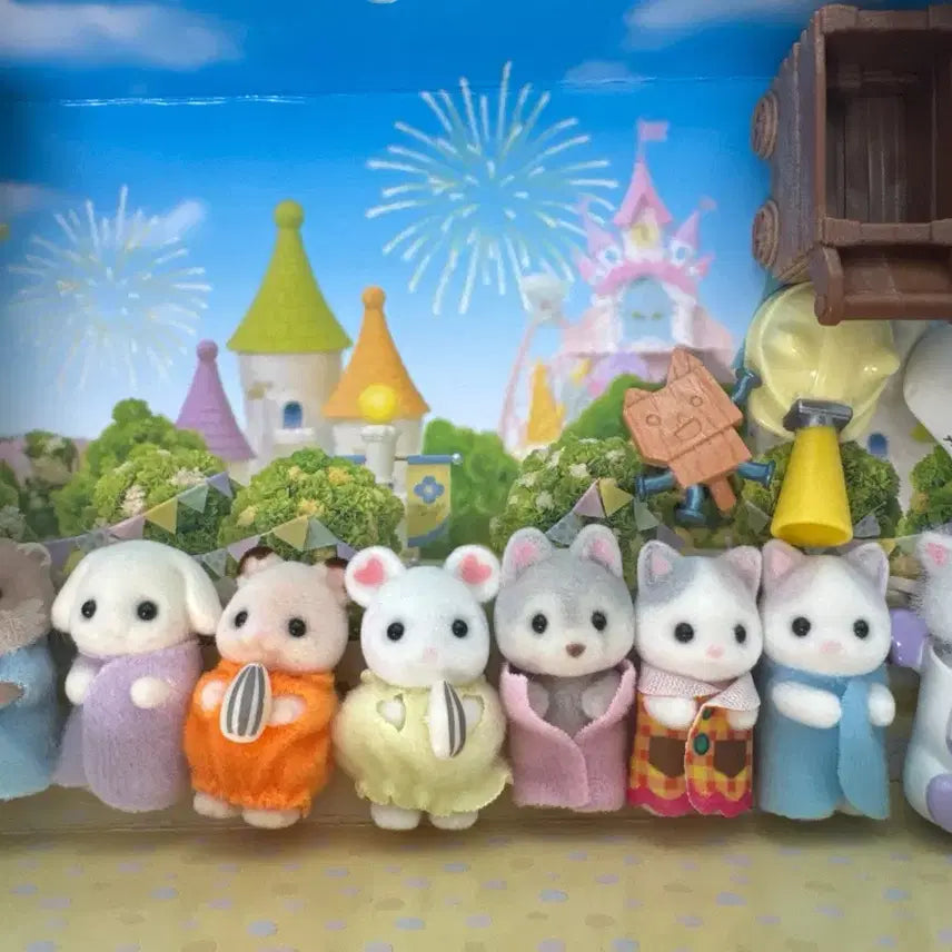[BUNJANG] Sylvanian Families Newborn Baby Figures Bundle Set / 일괄 정리) 실바니안 신생아 아기 인형