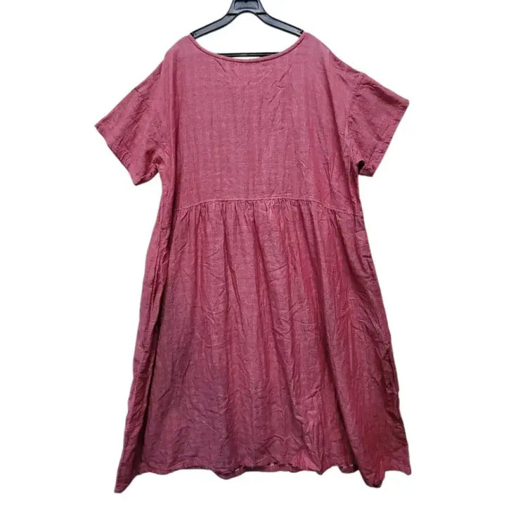 [BUNJANG] 100% Cotton Long Wide Loose Fit Dress / 일본제 소프트하고 가벼운 100면 원피스에요롱와이드 루즈핏 원피스