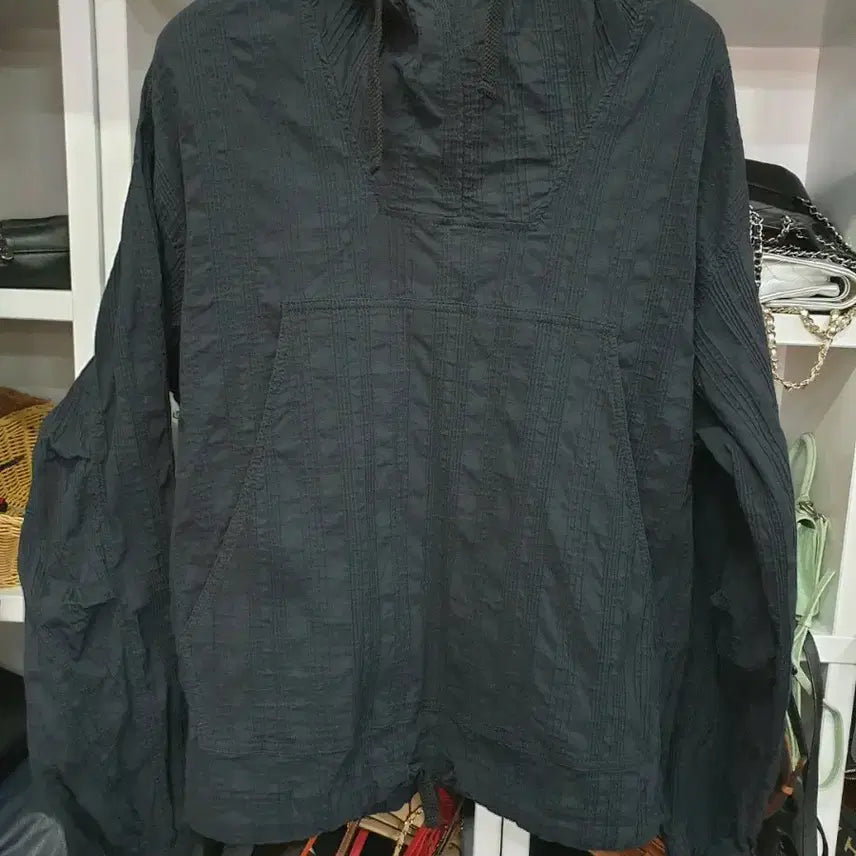 [BUNJANG] Beaker Pleated Oversized Anorak / 비이커 플리츠 오버핏 아노락 1