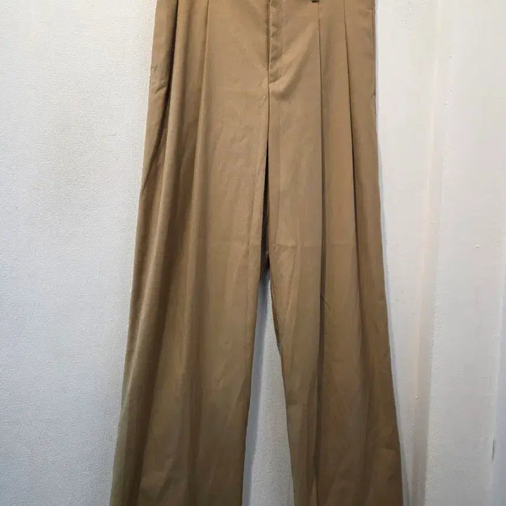 [BUNJANG] DESIGN BY YOUNGMIN Beige Wide Pants / DESIGN BY YOUNGMIN 베이지 와이드밴츠