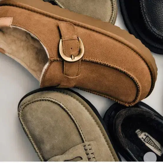 [BUNJANG] IYSO ATU Camel Suede Mule Slippers / IYSO ATU 캐멀 스웨이드 뮬 슬리퍼 240 새상품 어그부츠 아이소