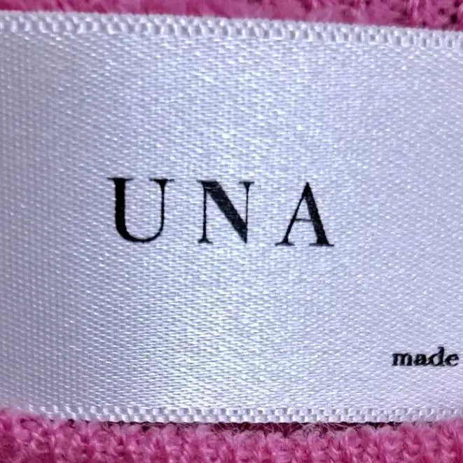 [BUNJANG] UNA Pink Ribbed Short Sleeve Long Dress / UNA 핑크 골지 반팔 롱 원피스