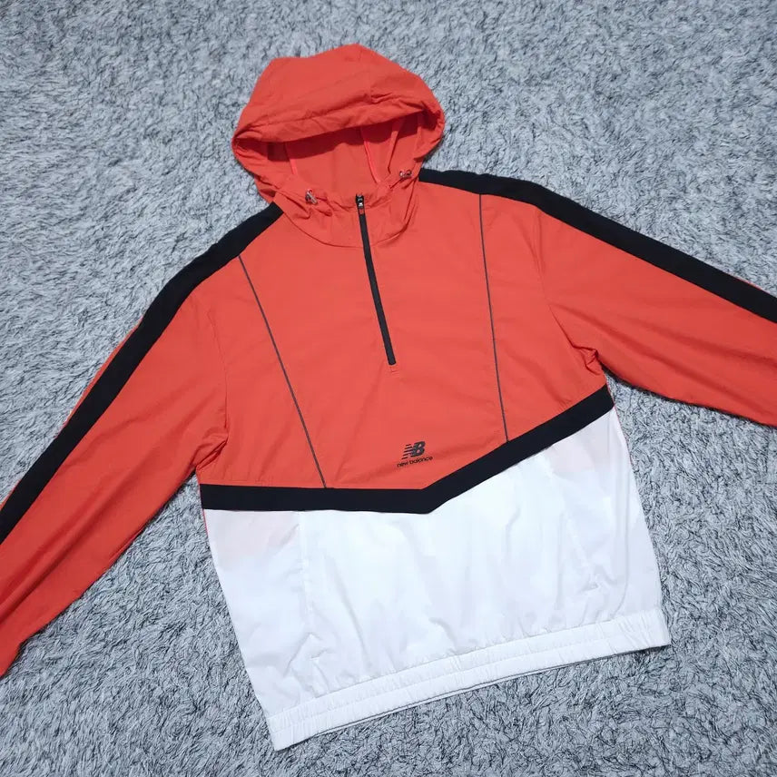 [BUNJANG] New Balance M Half-Zip Windbreaker Anorak / 뉴발란스) M 남자 반집업바람막이 하프집아노락 / 왕눈이샵