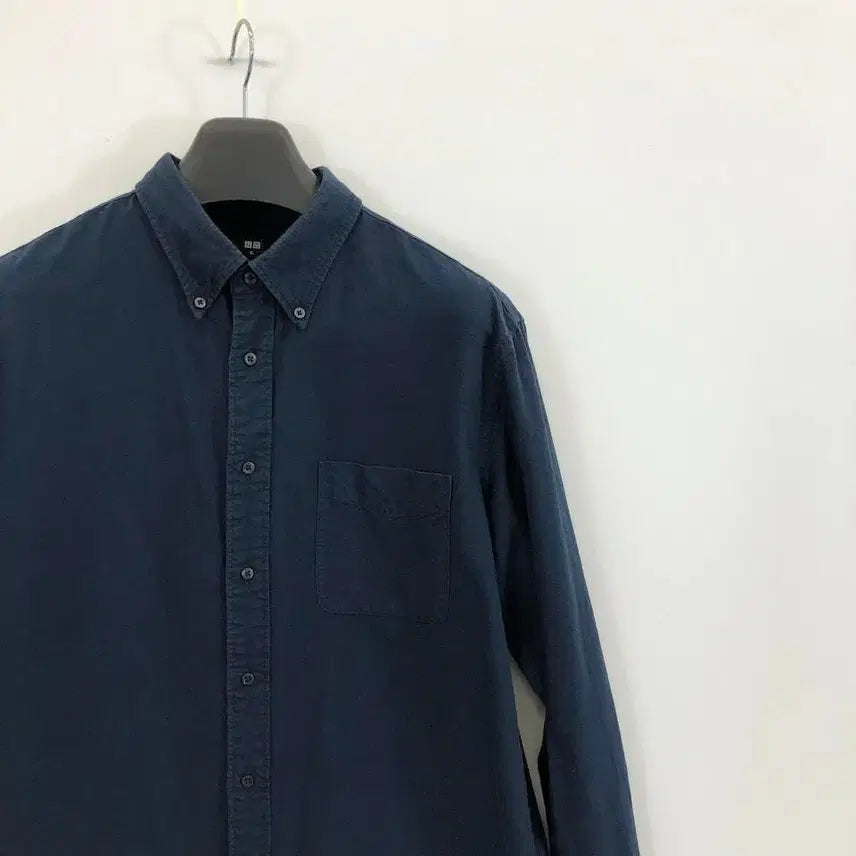 [BUNJANG] Uniqlo Oxford Navy Shirt XXL / 유니클로 옥스포드 네이비셔츠 XXL